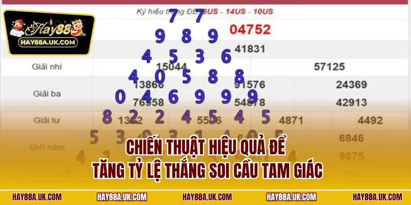 Chiến thuật hiệu quả để tăng tỷ lệ thắng soi cầu tam giác